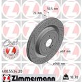 Zimmermann Brake Disc - Standard/Coated, 400.5534.20 400.5534.20
